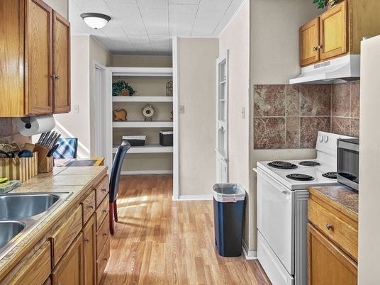 Interior, Kitchen, Wood Texture Flooring