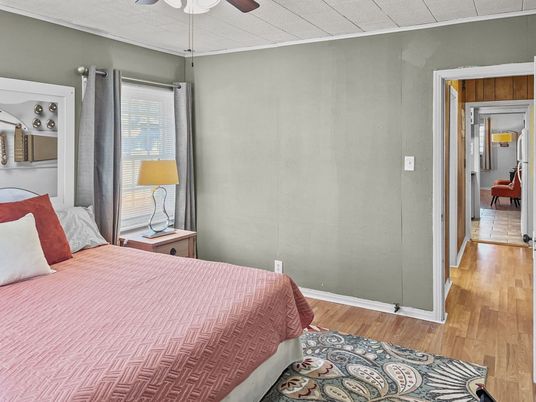 Bedroom, Interior, Wood Texture Flooring