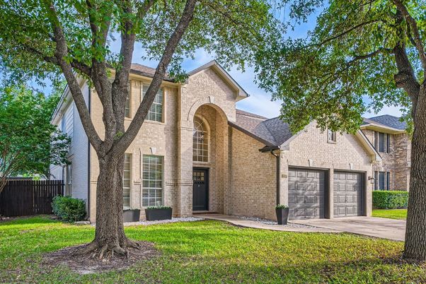 Attached, Backyard, Exterior, Facade, Brick Facade, Brick Traditional
