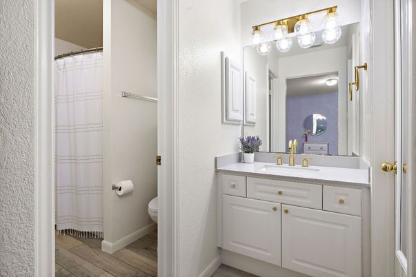 Bathroom, Interior, Wood Texture Flooring