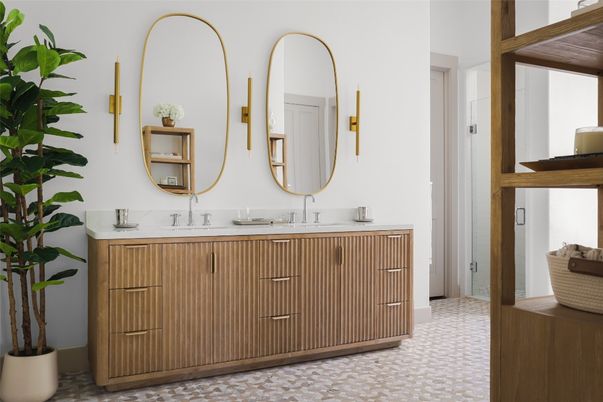 Bathroom, Dual Sink Vanities, Interior