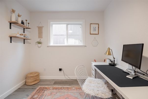 Home Office, Interior, Wood Texture Flooring