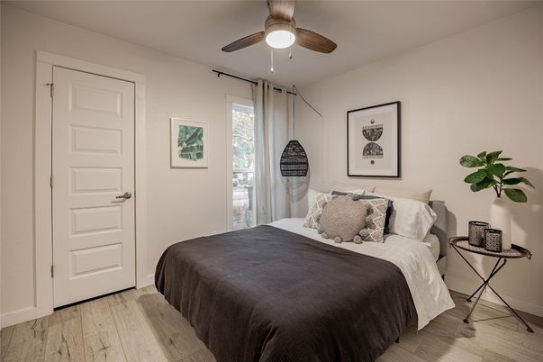 Bedroom, Interior, Wood Texture Flooring