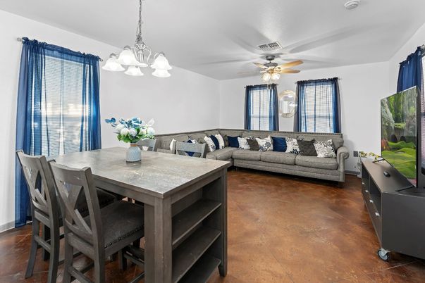 Chandelier, Dining room, Interior, Living room, Wood Texture Flooring