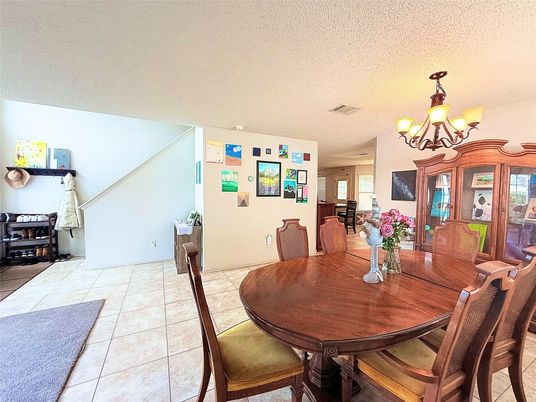 Chandelier, Dining room, Interior