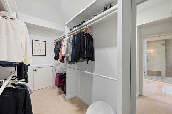 Bathroom, Glass Shower, Interior, Walk-in Closets