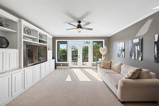 Interior, Living room, Recessed Lighting