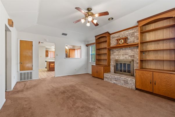 Bathroom, Empty room, Fireplace, Interior
