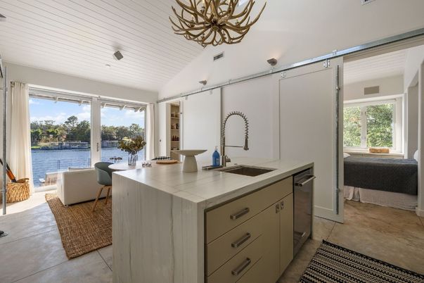 Interior, Kitchen, Recessed Lighting, Water