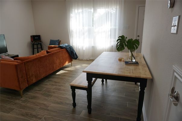 Dining room, Interior, Wood Texture Flooring