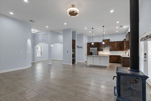 Interior, Kitchen, Pendant Lights, Recessed Lighting