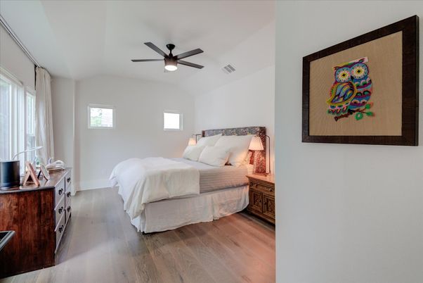 Bedroom, Interior, Wood Texture Flooring