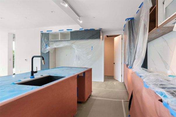 Interior, Kitchen, Marble Walls