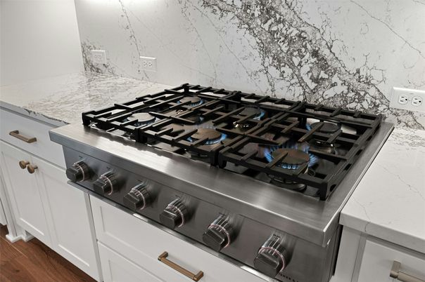Interior, Kitchen, Marble Walls, Wood Texture Flooring