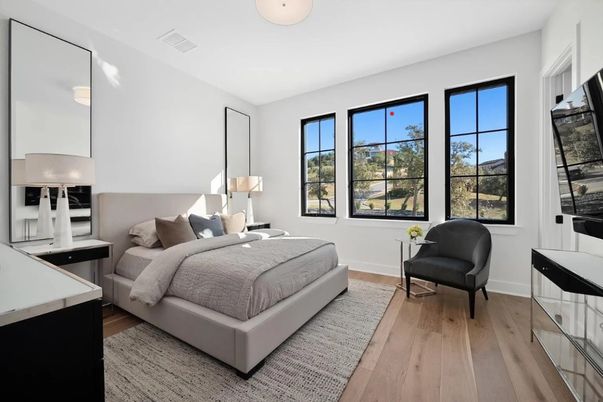 Bedroom, Interior, Wood Texture Flooring
