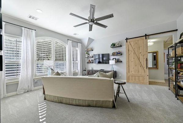 Interior, Living room, Recessed Lighting