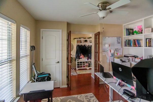 Home Office, Interior, Wood Texture Flooring
