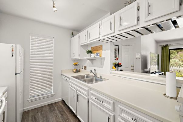 Interior, Kitchen, Wood Texture Flooring