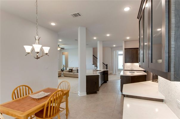 Chandelier, Dining room, Interior, Kitchen, Living room, Pendant Lights, Recessed Lighting