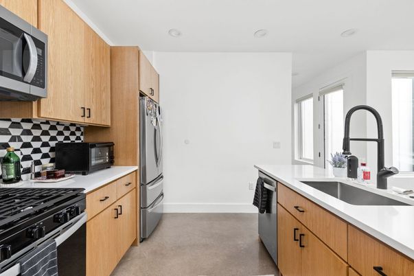Interior, Kitchen, Recessed Lighting, Stainless Steel Appliances