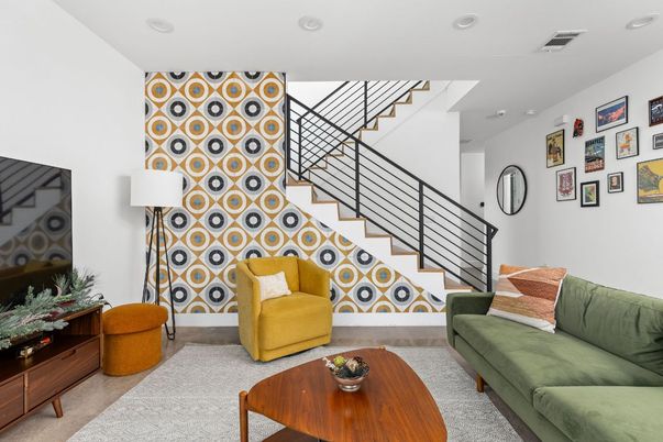 Interior, Living room, Recessed Lighting