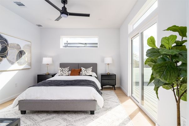 Bedroom, Interior, Wood Texture Flooring