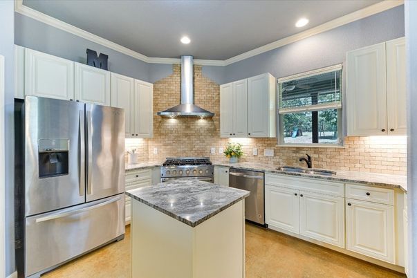 Interior, Kitchen, Recessed Lighting, Stainless Steel Appliances