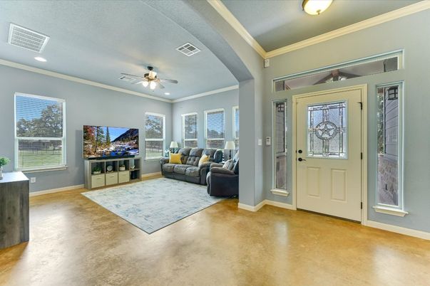 Interior, Living room, Recessed Lighting