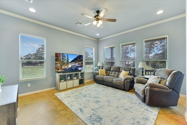 Interior, Living room, Recessed Lighting
