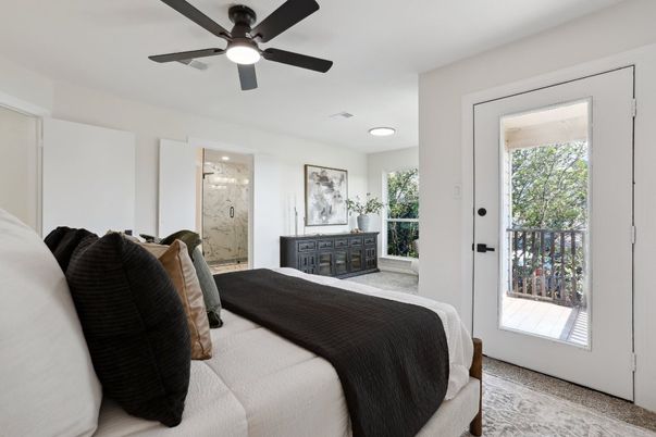 Bedroom, Interior, Recessed Lighting