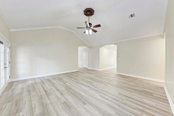 Empty room, Interior, Wood Texture Flooring