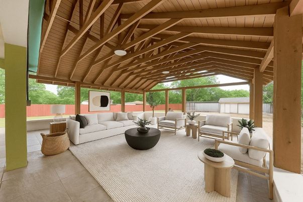 Exterior, Living room