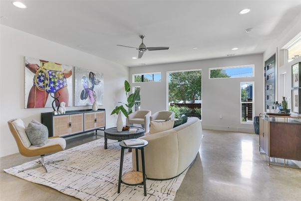 Interior, Living room, Recessed Lighting