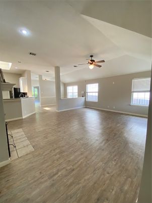 Home Office, Interior, Living room, Recessed Lighting, Wood Texture Flooring