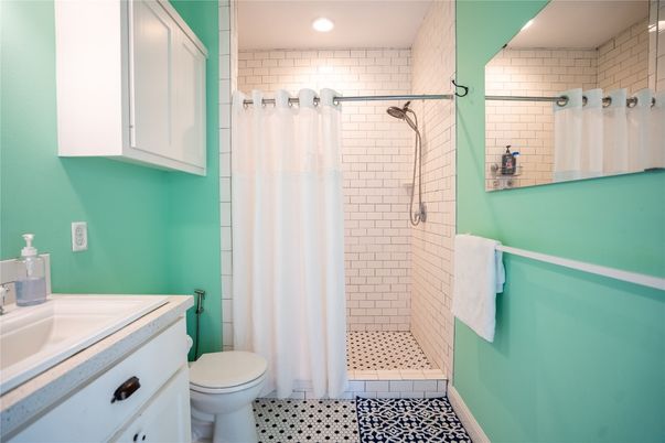 Bathroom, Interior, Recessed Lighting