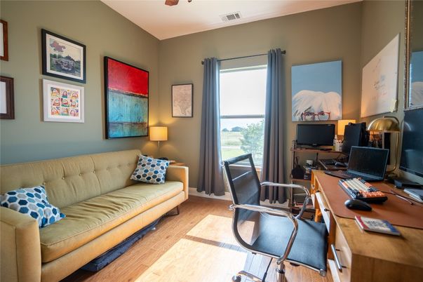 Home Office, Interior, Wood Texture Flooring