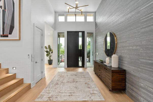 Interior, Pendant Lights, Wood Texture Flooring