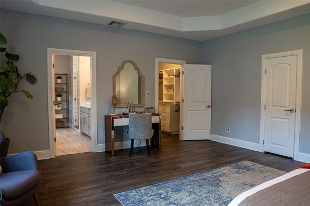 Home Office, Interior, Wood Texture Flooring