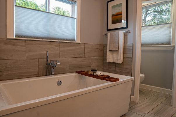 Bathroom, Interior, Wood Texture Flooring