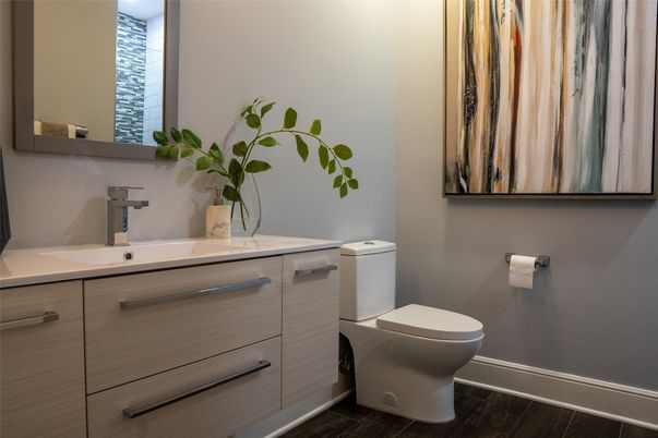 Bathroom, Interior, Wood Texture Flooring
