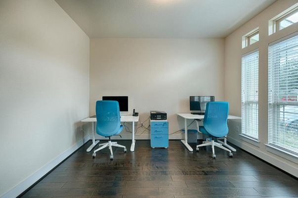 Home Office, Interior, Wood Texture Flooring