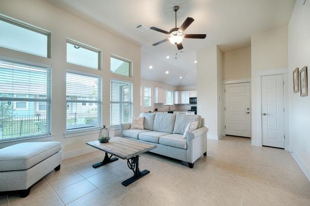 Interior, Kitchen, Living room, Recessed Lighting