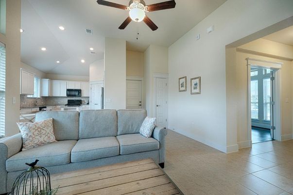 Interior, Kitchen, Living room, Recessed Lighting, Stainless Steel Appliances