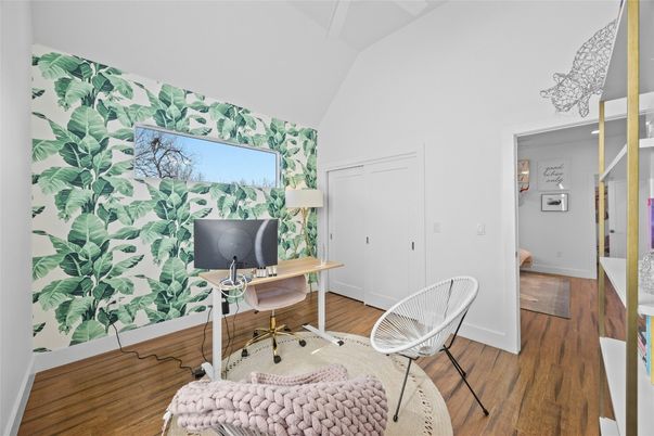 Home Office, Interior, Wood Texture Flooring