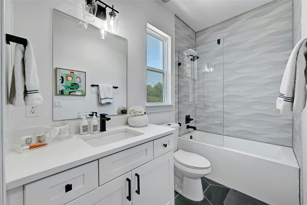 Bathroom, Glass Shower, Interior
