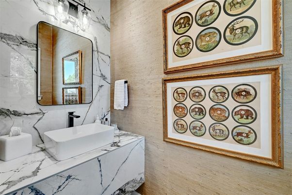 Bathroom, Interior, Marble Walls