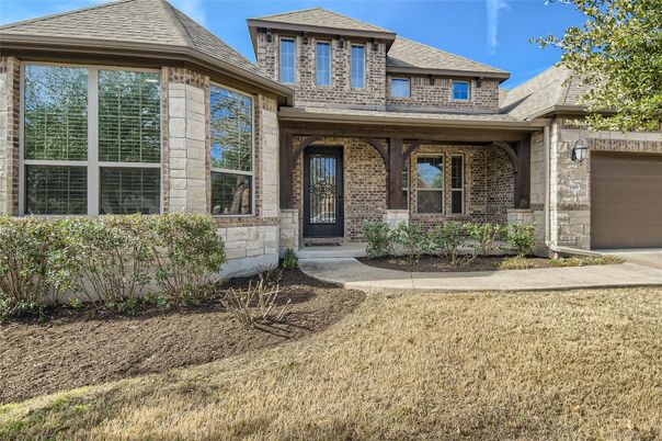 Attached, Exterior, Facade, Brick Facade, French Provincial
