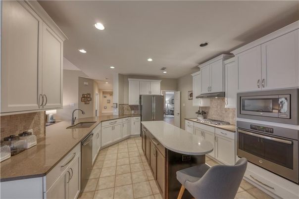 Interior, Kitchen, Recessed Lighting, Stainless Steel Appliances