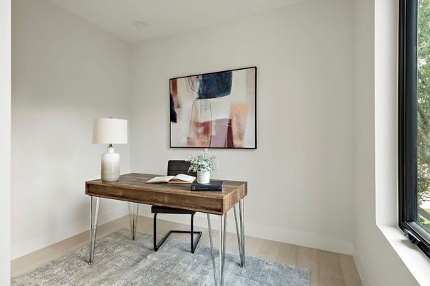 Home Office, Interior, Wood Texture Flooring