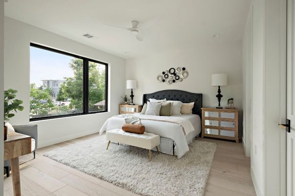 Bedroom, Interior, Wood Texture Flooring